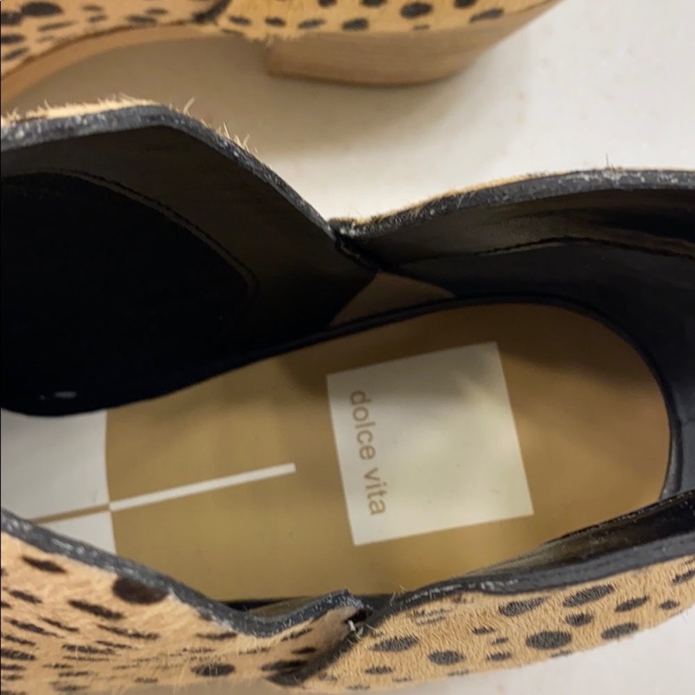 Calf Hair Leopard Booties - Picture 3 of 4